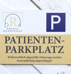 Patientenparkplätze vorhanden